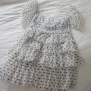 Tiered Ruffle Mini Dress